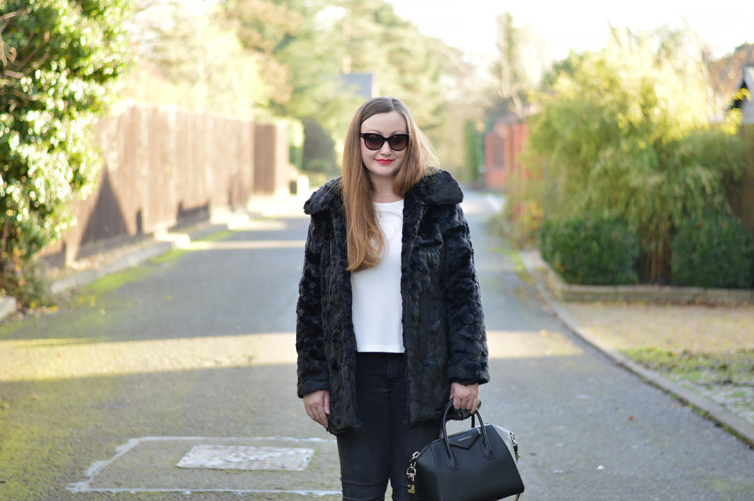 Stylish Faux Fur Coat Outfit Jacquardflower