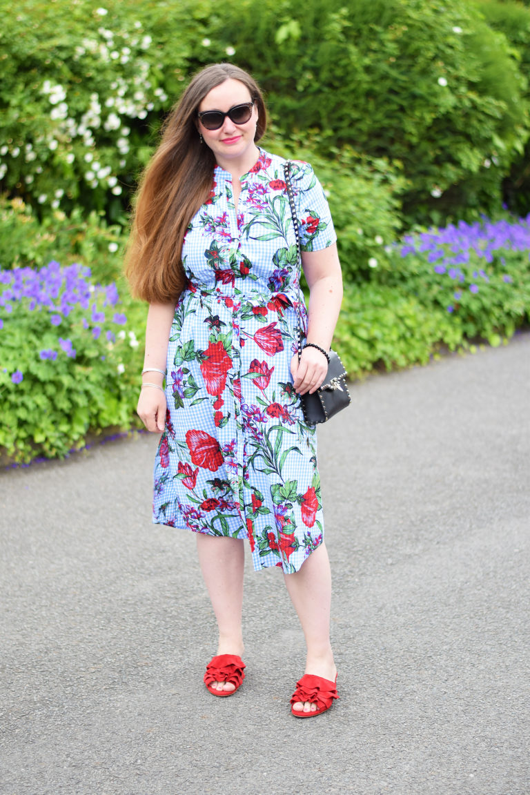 Gingham And Floral On Repeat – JacquardFlower