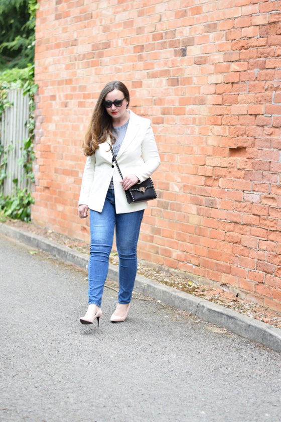 Cream Blazer Outfit – JacquardFlower