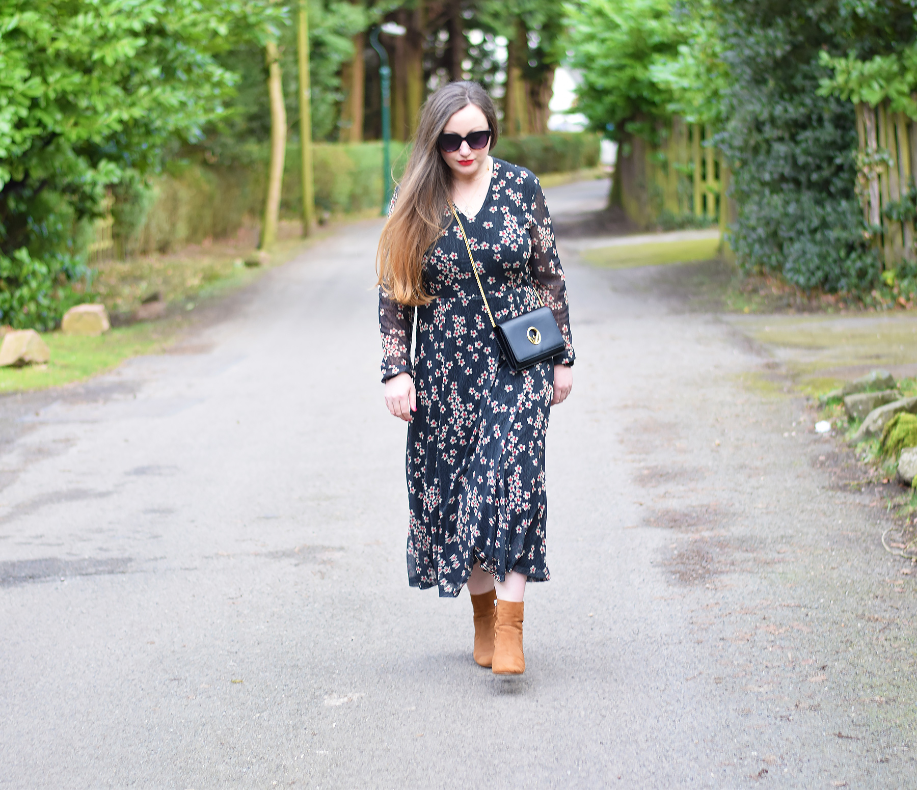 long dresses to wear with boots