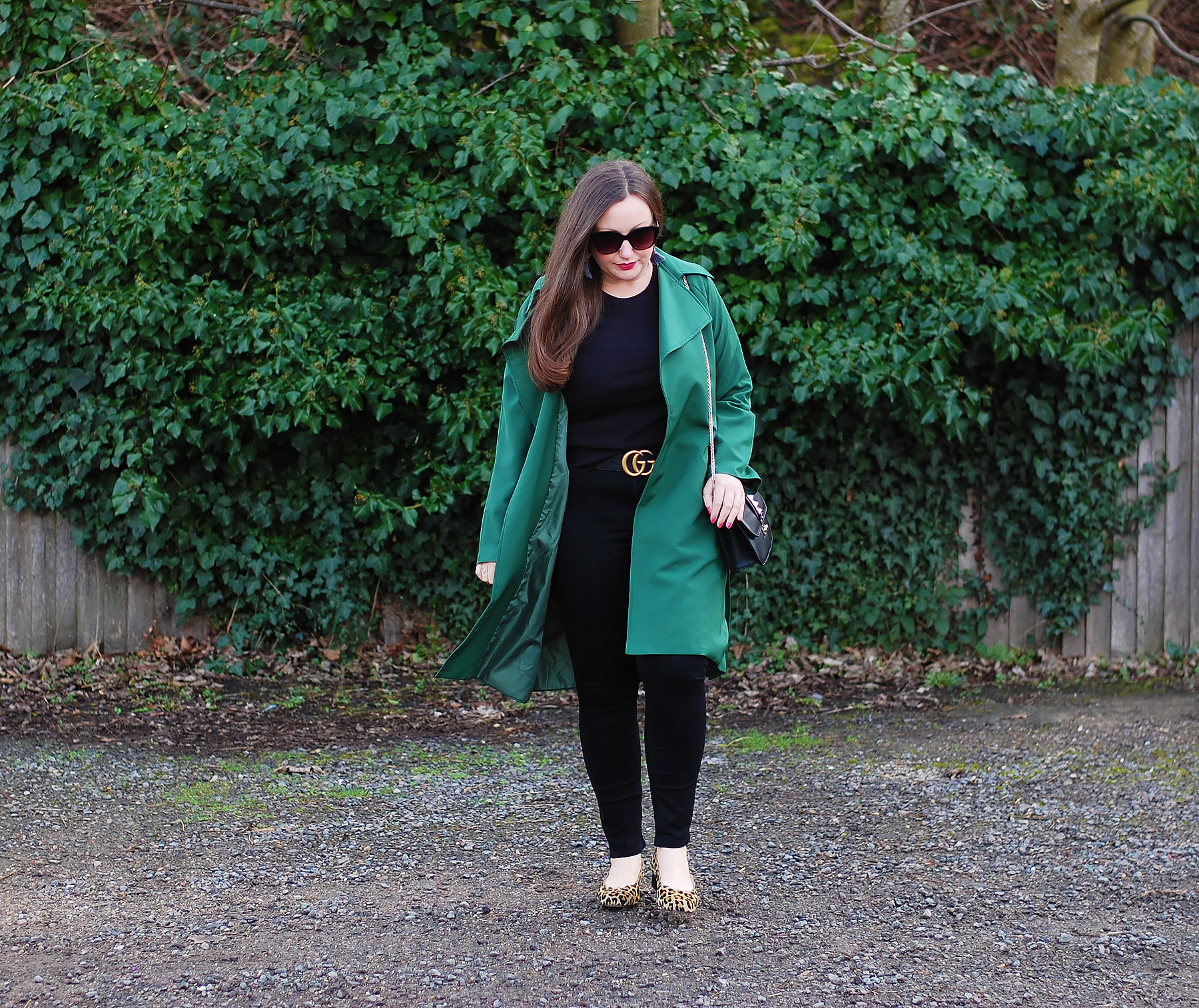 Green Trench Coat Outfit – JacquardFlower