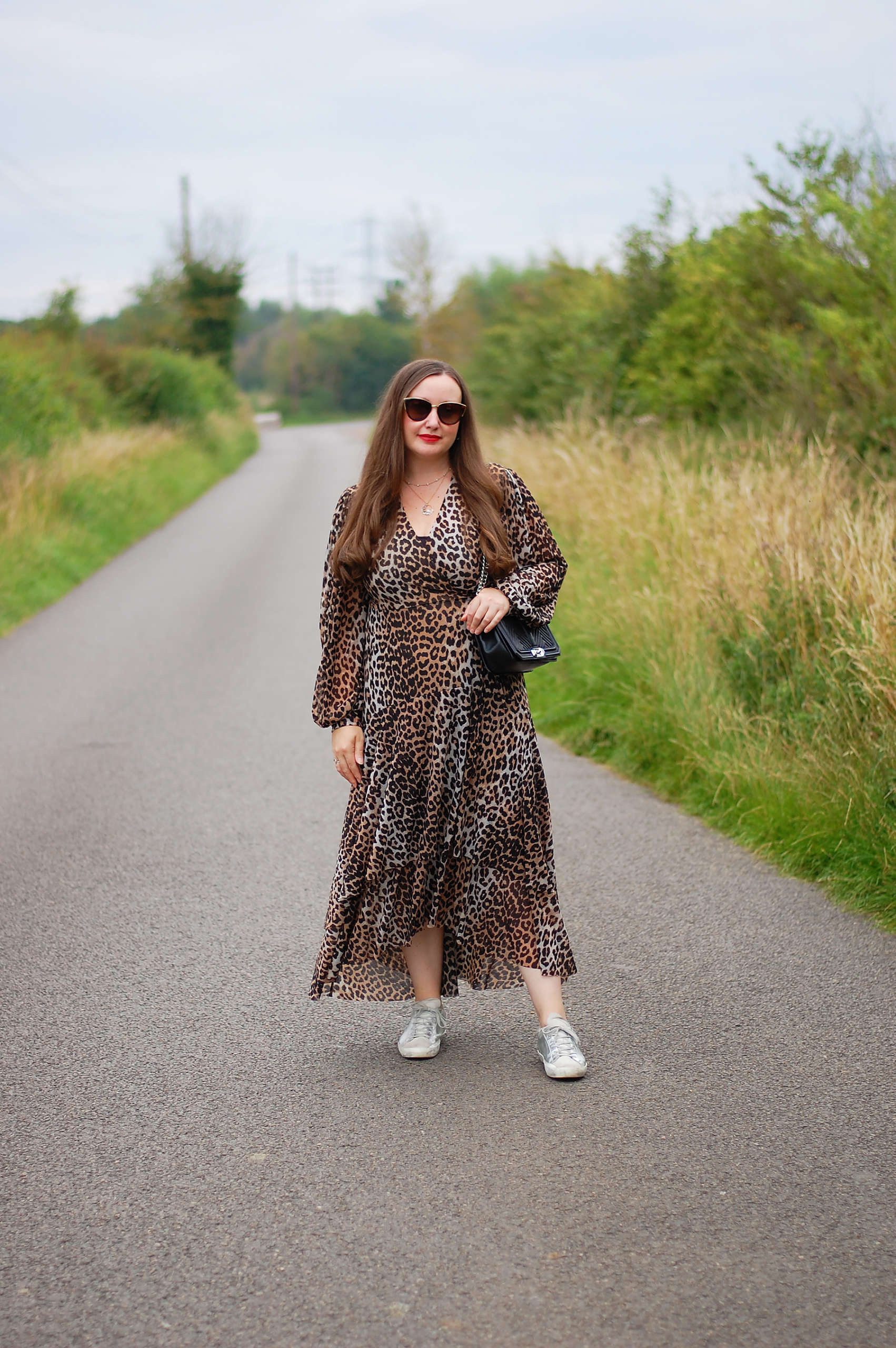 Leopard Print Wrap Dress Outfit – JacquardFlower