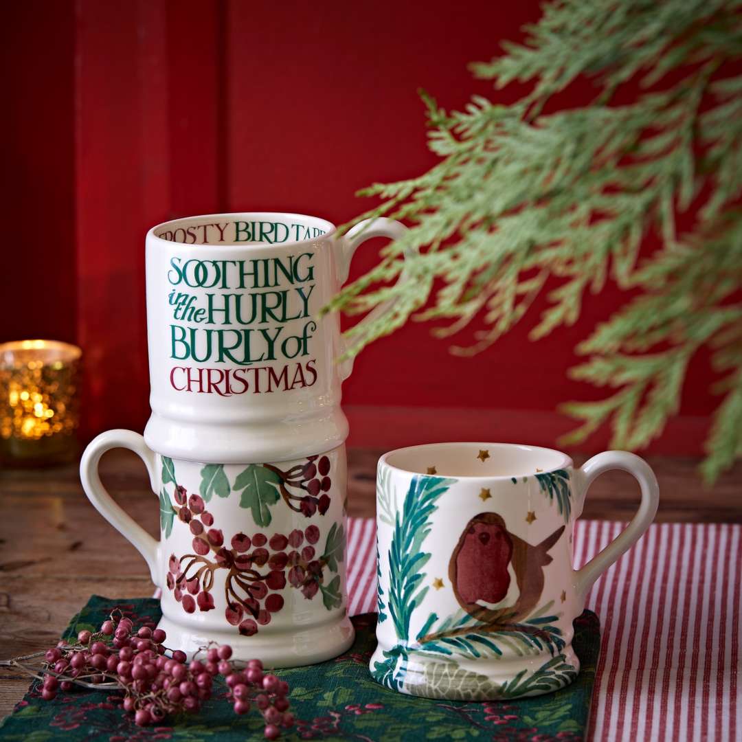 Emma Bridgewater Christmas Collection JacquardFlower