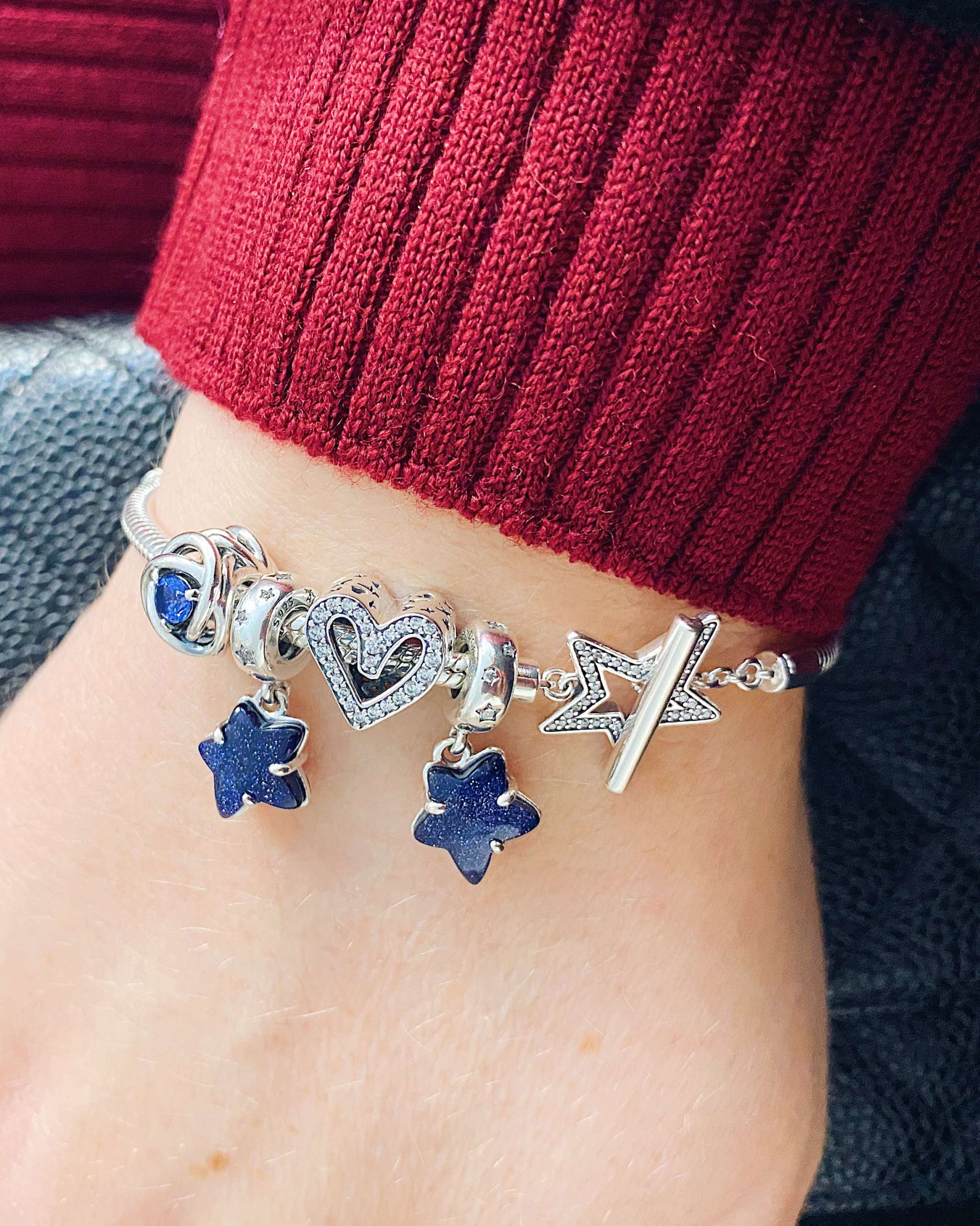 Pandora Christmas Collection Star Charm Bracelet – JacquardFlower